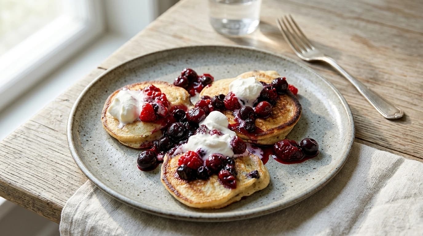 Ärtsoppa med glutenfria pannkakor