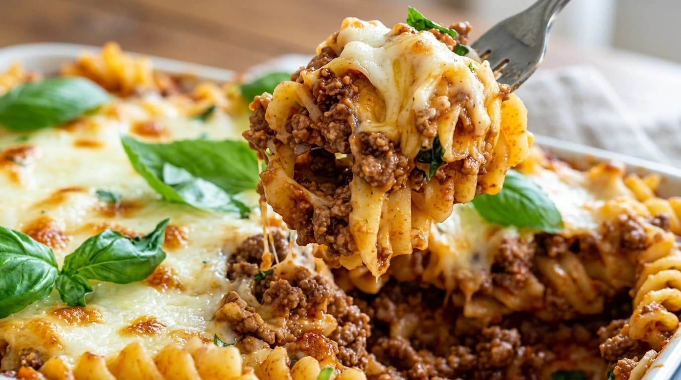 Krämig köttfärspasta med pesto och ugnsrostade grönsaker – Fuskig vardagslyx - traditionellt Italiensk Middag recept, perfekt till vardagsmiddag