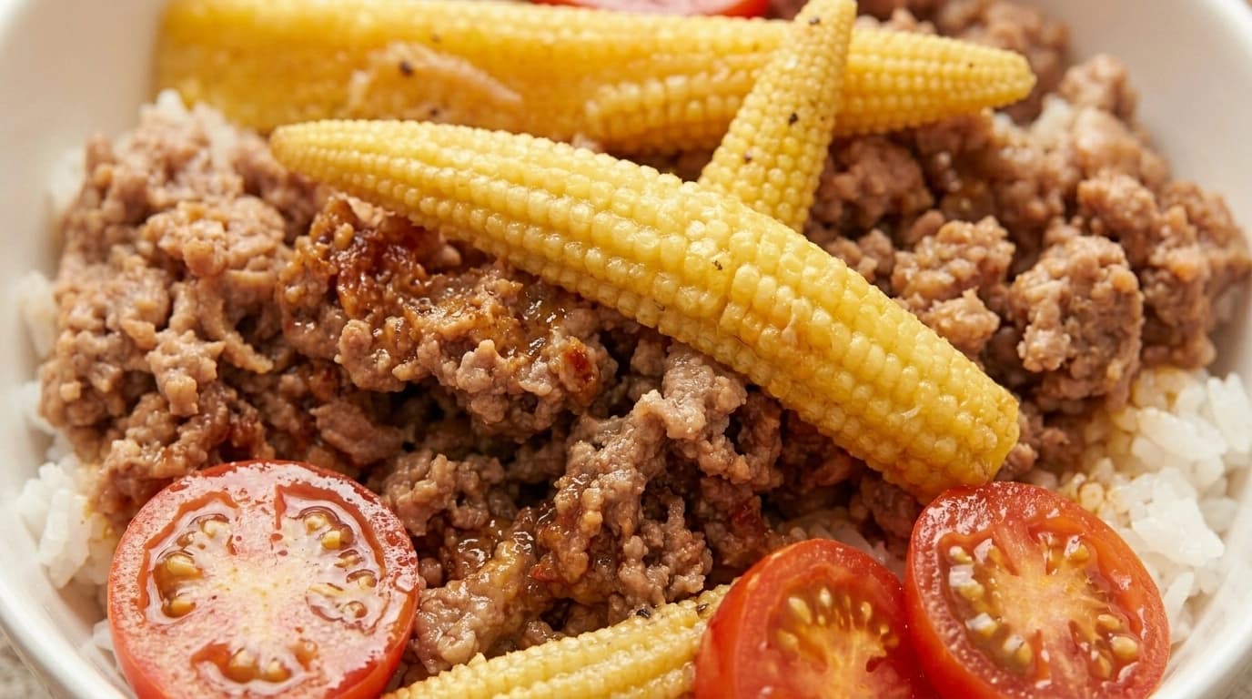 Köttfärs-curry med kokosmjölk – Krämig gryta på 20 minuter - traditionellt Indisk Middag recept, perfekt till vardagsmiddag