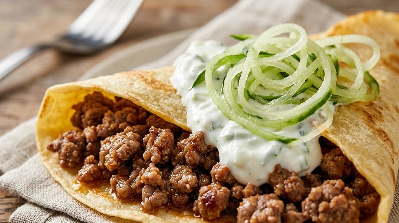 Köttfärsfyllda pannkakor med béchamelsås – Gammaldags ugnsrätt på 45 minuter - traditionellt Svensk Middag recept, perfekt till vardagsmiddag