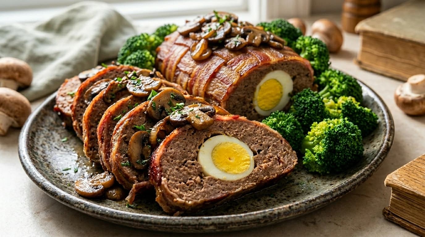 Köttfärslimpa med ägg, keso och morötter – Saftig proteinlimpa på 55 minuter - traditionellt Svensk Middag recept, perfekt till vardagsmiddag