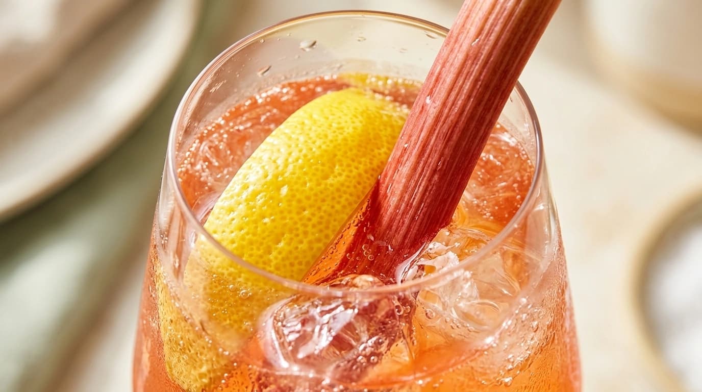 Rabarber Aperol Spritz