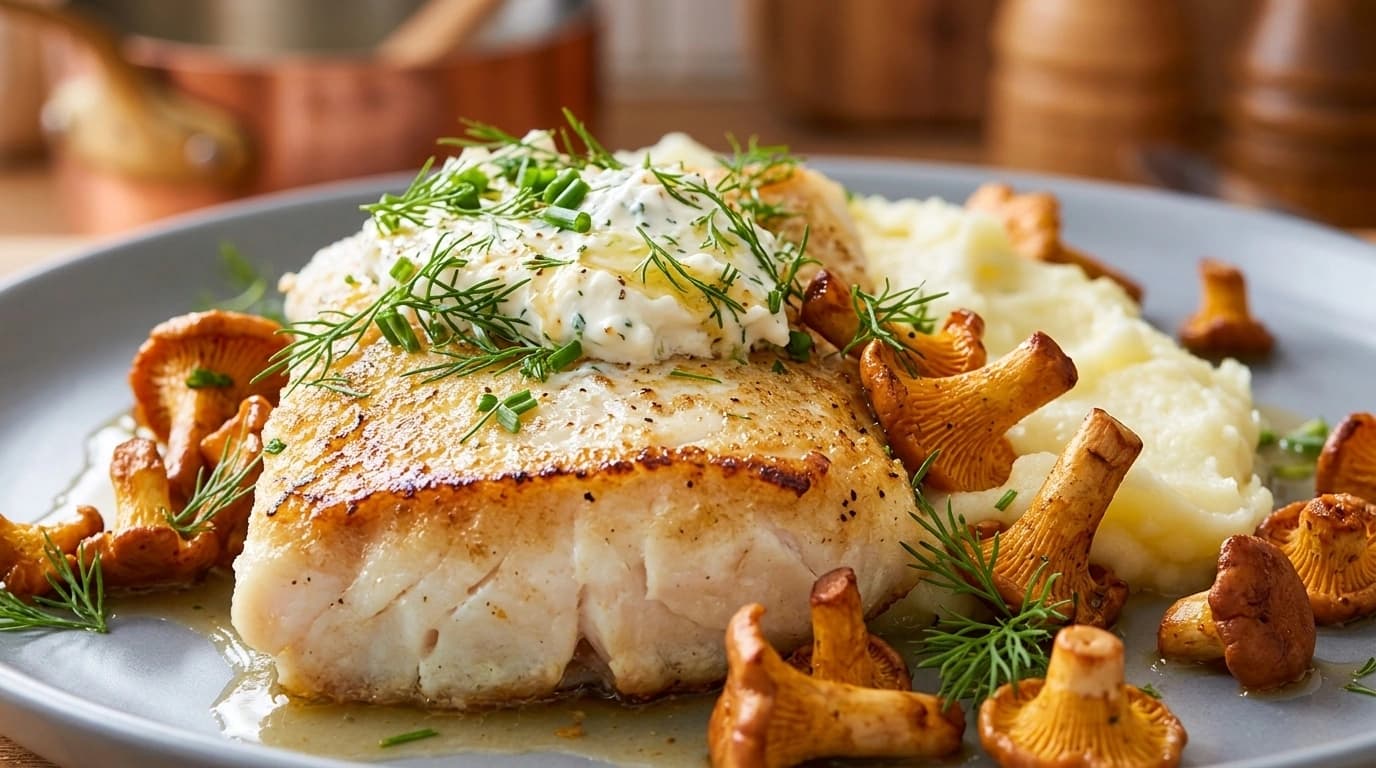 Torsk med potatismos och äggstuvning – Klassisk svensk husmanskost på 30 minuter - traditionellt Sverige Middag recept, perfekt till vardagsmiddag