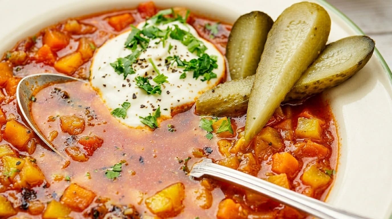 Vegetarisk gulasch med rotfrukter och paprika – Ungersk värmare på 40 minuter - traditionellt Ungerskt Middag recept, perfekt till vardagsmiddag