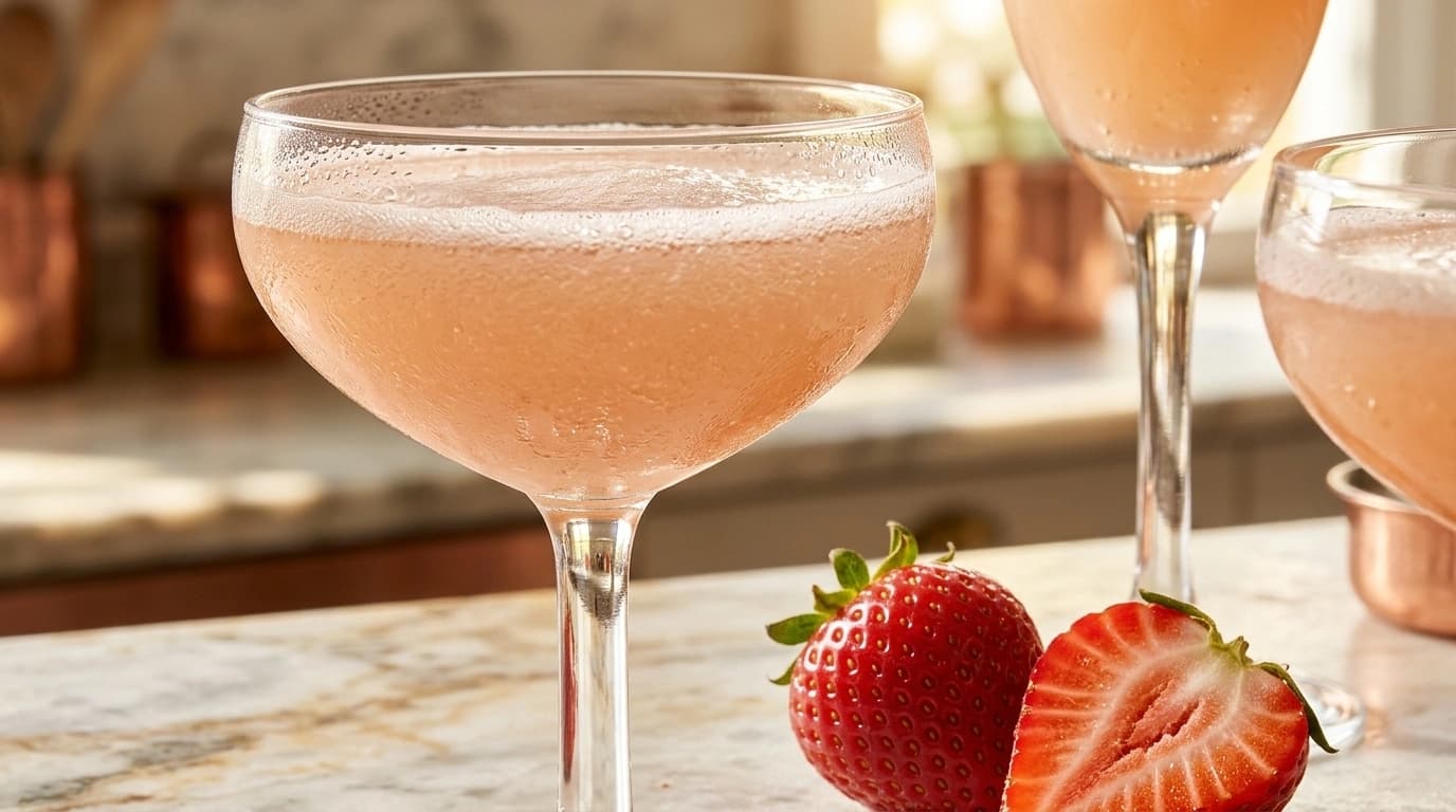 Virgin Rabarber Bellini (Mocktail)