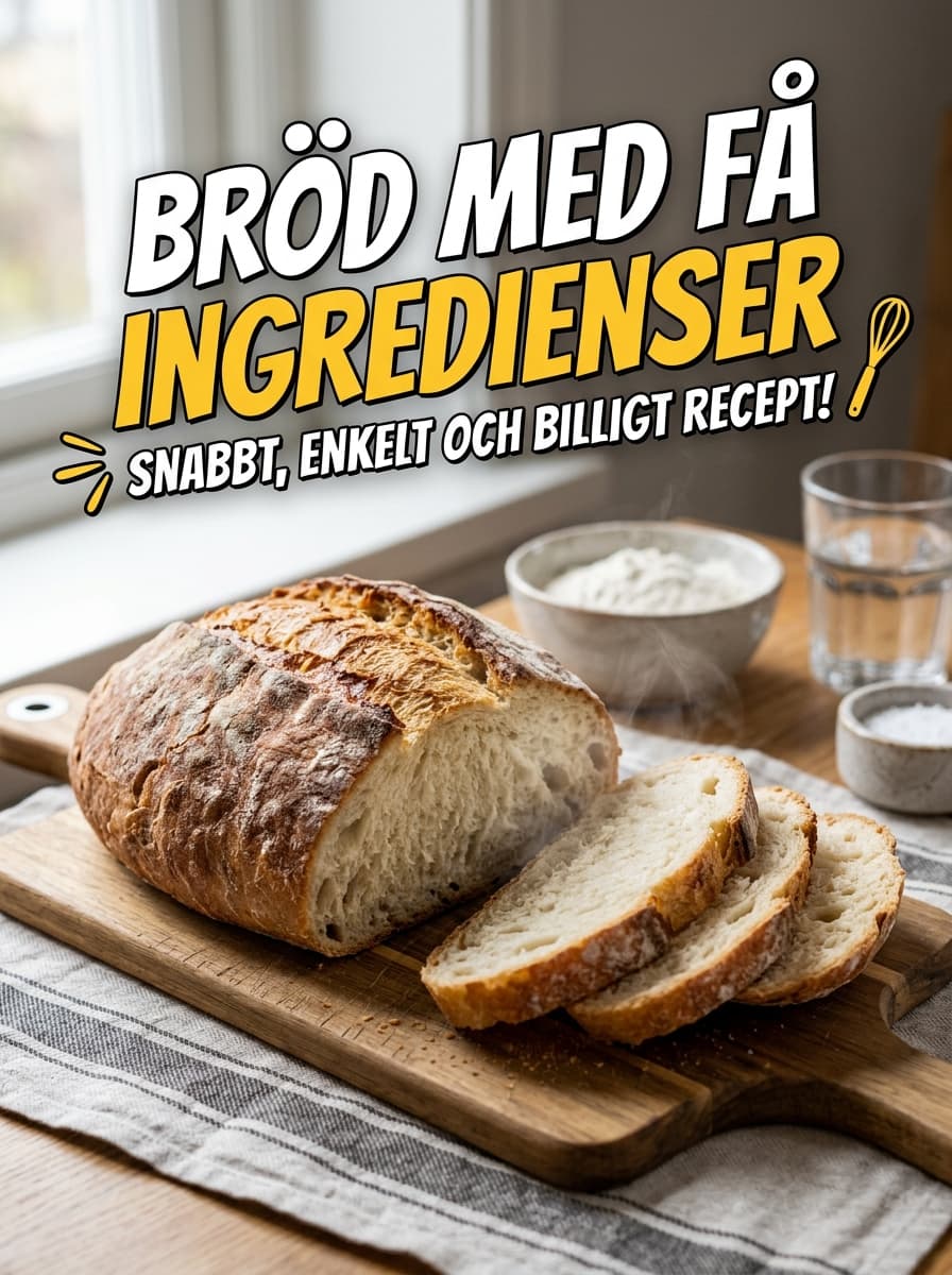 Bröd recept – enkelt hembakat bröd steg för steg - hemlagat recept