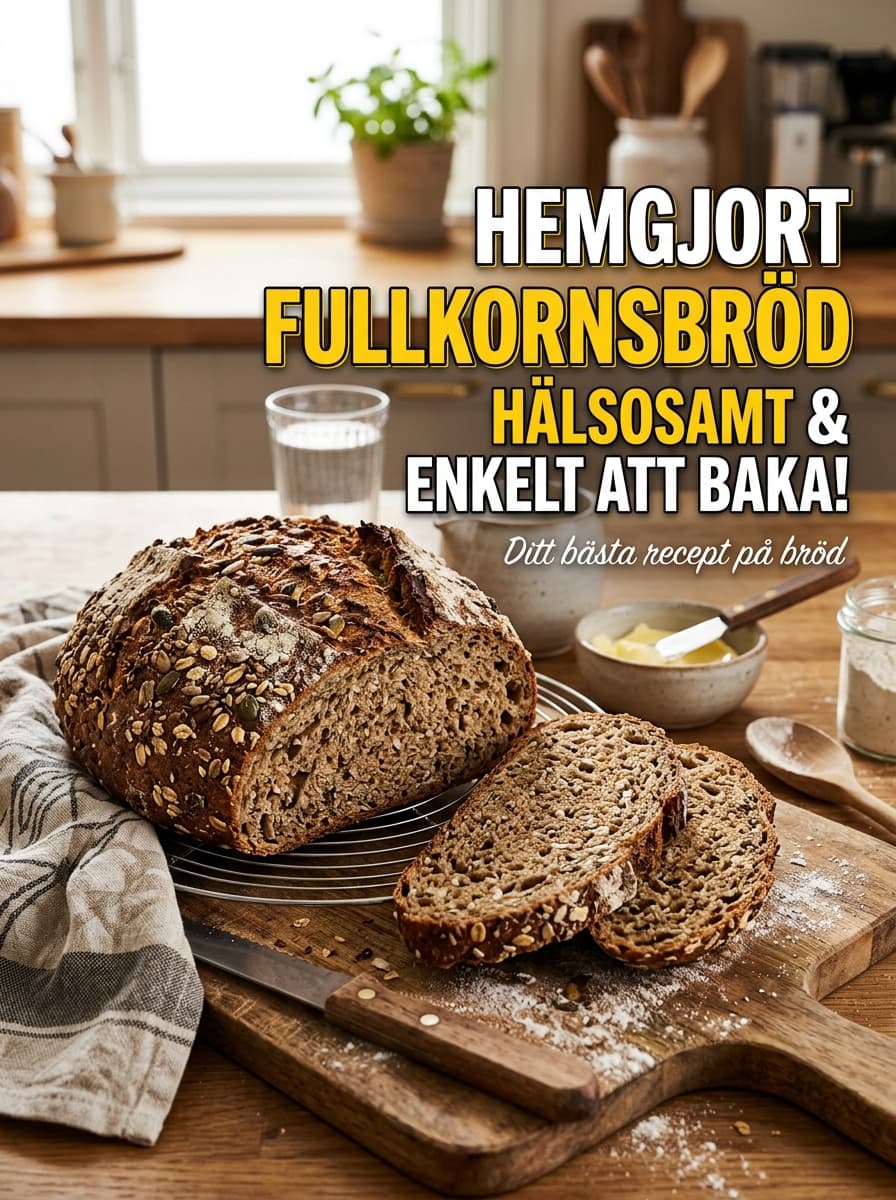 Bröd recept – enkelt hembakat bröd steg för steg - hemlagat recept