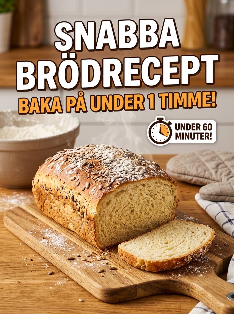 Bröd recept – enkelt hembakat bröd steg för steg - hemlagat recept
