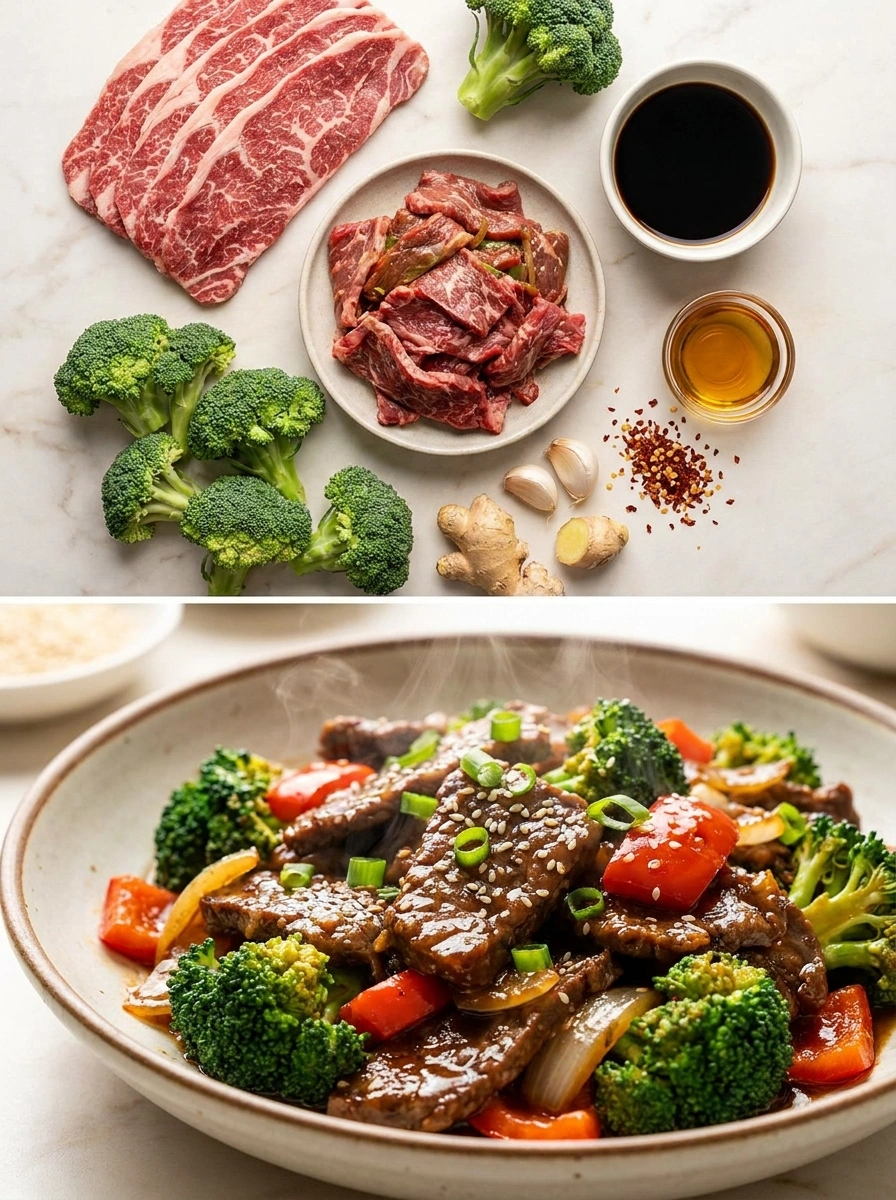 Biff Stirfry Broccoli 45g Protein - traditionellt Sverige Träningsmat recept, perfekt till vardagsmiddag