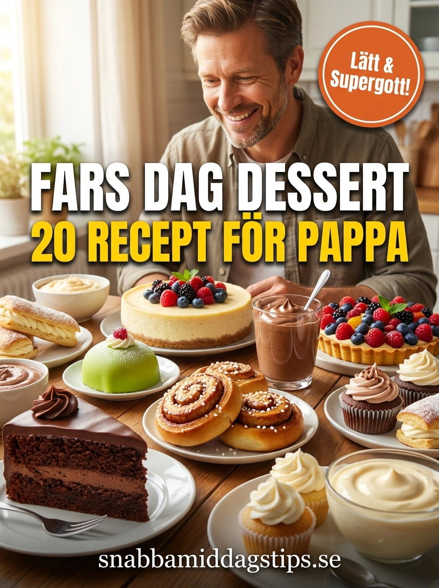 Fars Dag Dessert: Den Ultimata Guiden till 20 Recept för Pappan