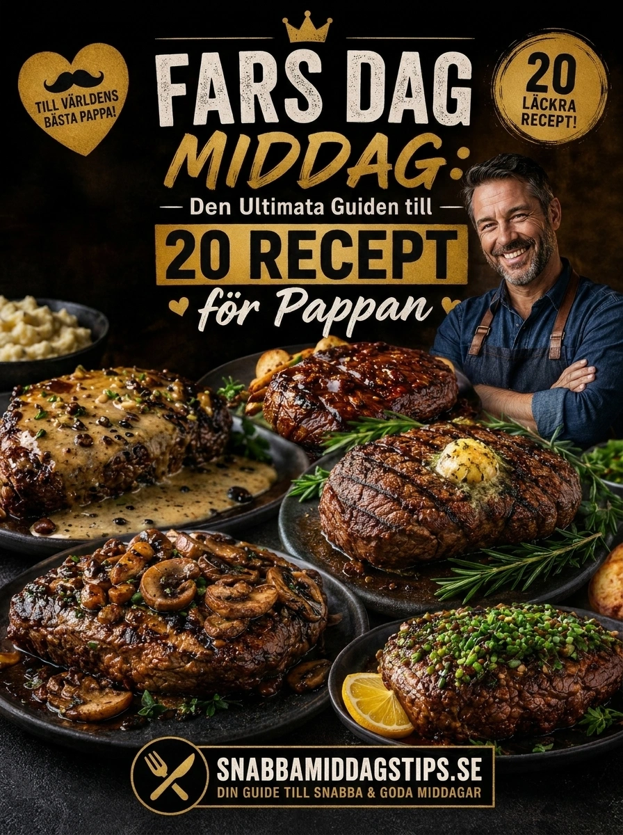 Fars Dag Middag: Den Ultimata Guiden till 20 Recept för Pappan