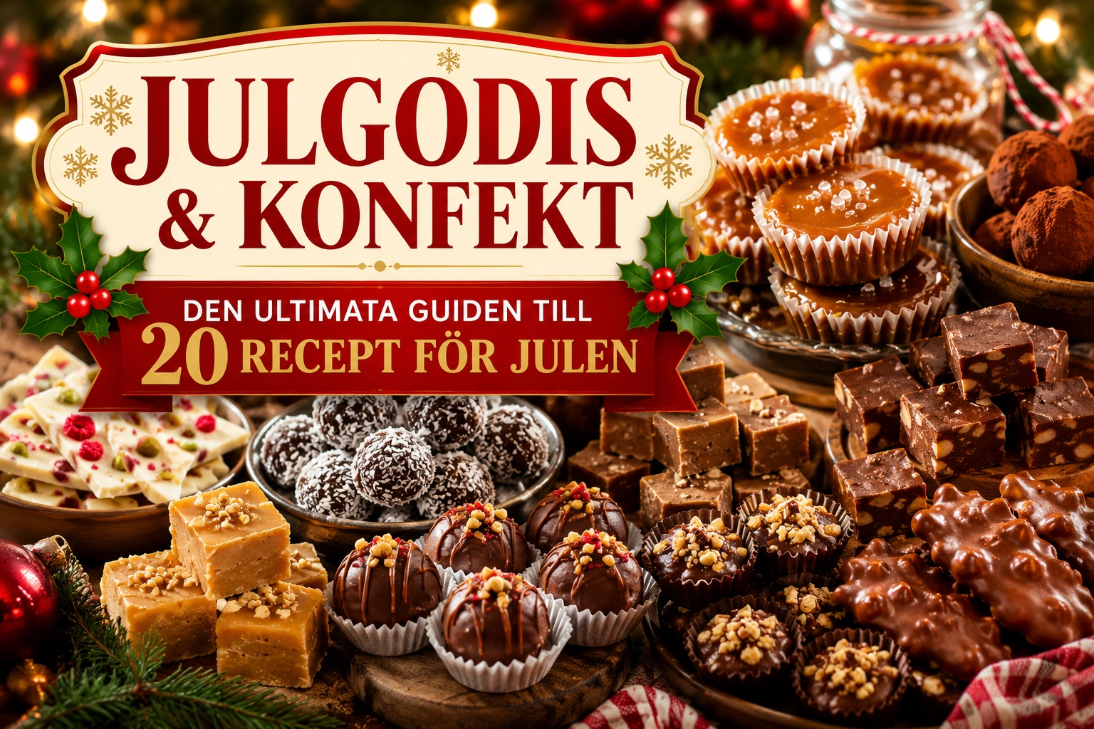 Julgodis och konfekt – 20 ultimata recept för julen