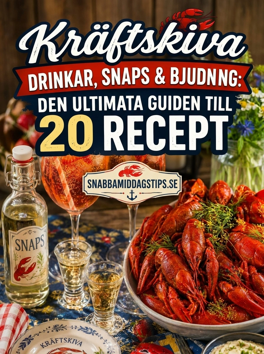 Kräftskiva Drinkar, Snaps & Bjudning: Den Ultimata Guiden till 20 Recept