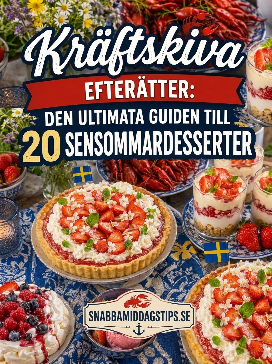 Kräftskiva Efterrätter: Den Ultimata Guiden till 20 Sensommardesserter