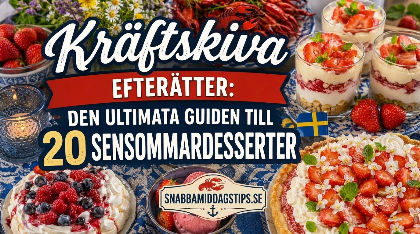 Kräftskiva efterrätter – 20 ultimata sensommardesserter