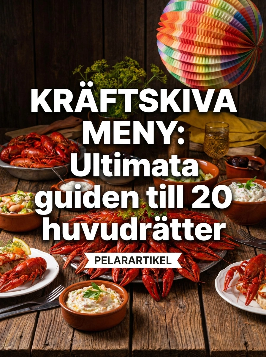 Kräftskiva Meny: Den Ultimata Guiden till 20 Huvudrätter