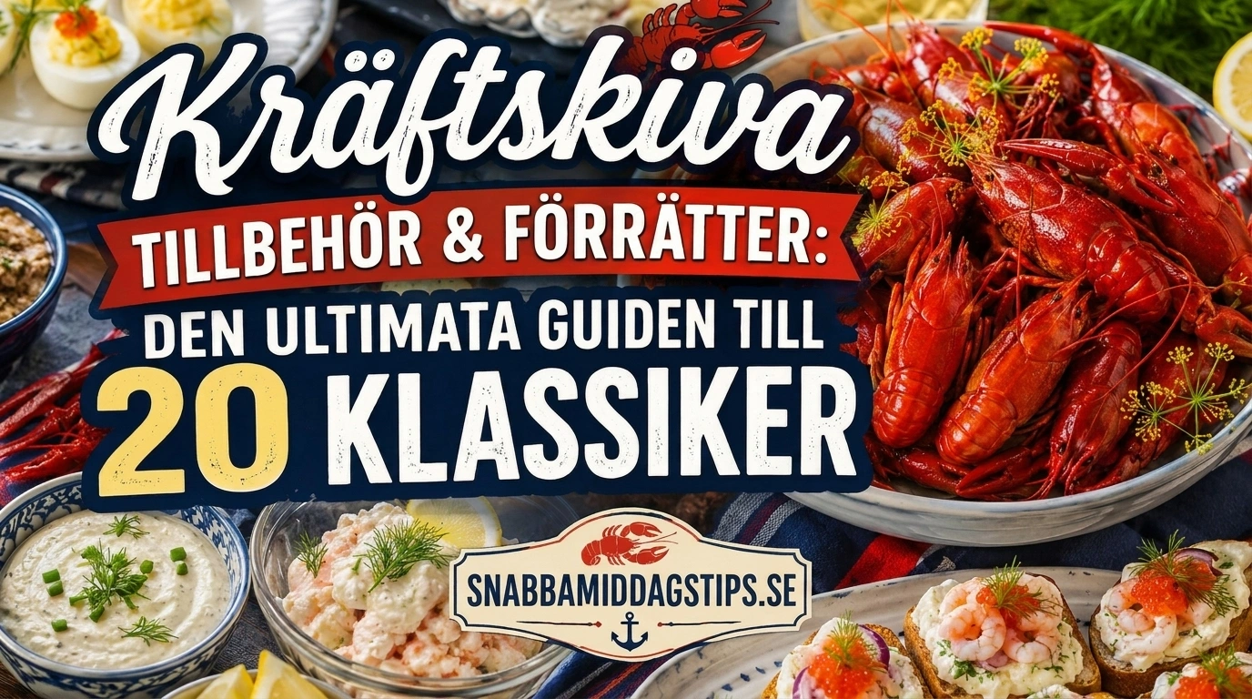 Kräftskiva tillbehör och förrätter – 20 ultimata recept