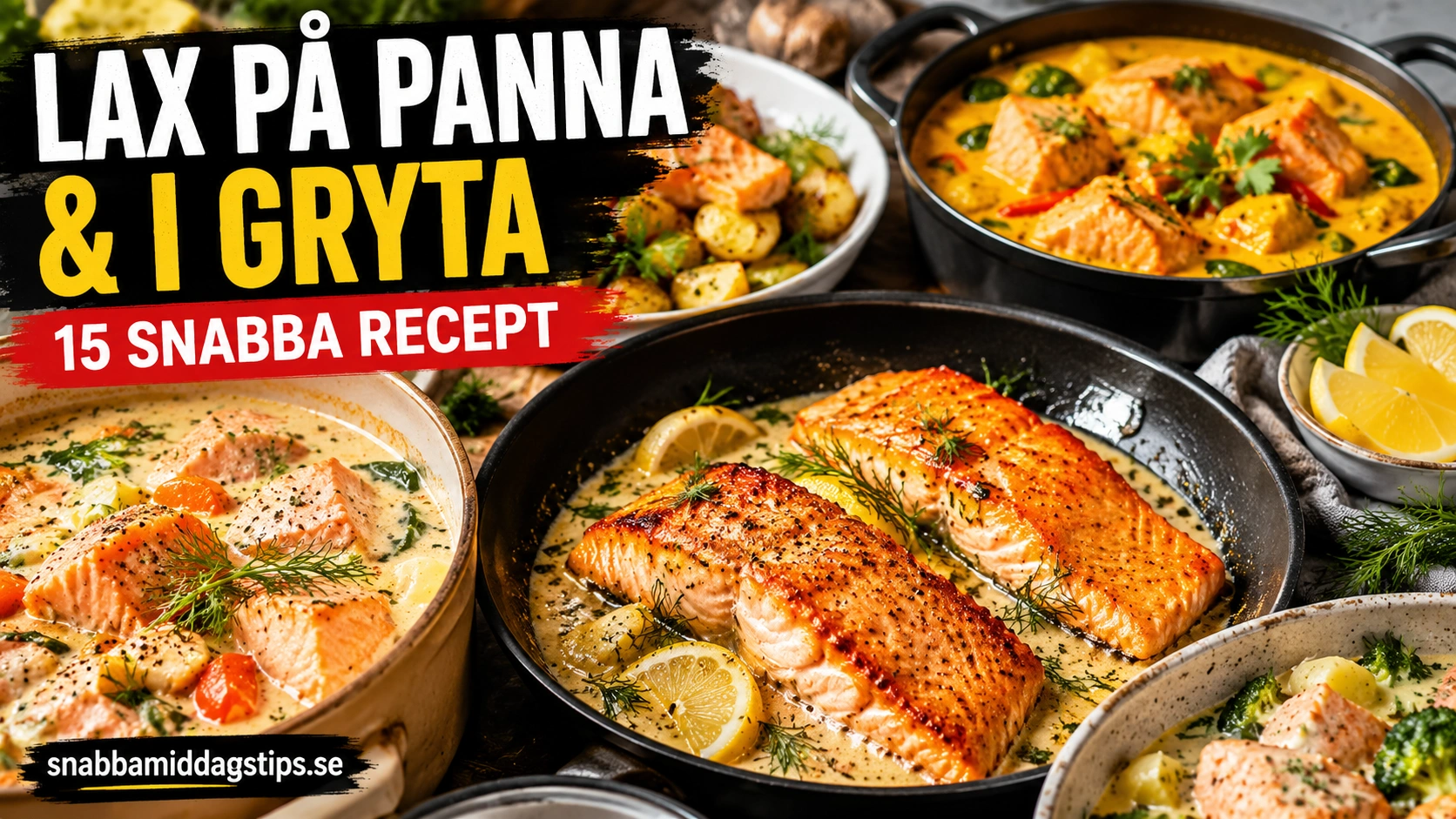 Lax på panna och i gryta – 15 ultimata recept