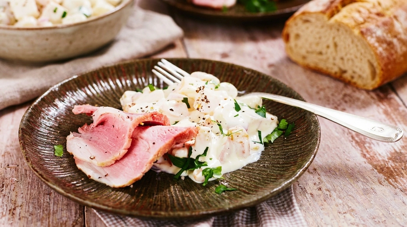 Mimosasallad – klassisk fruktig sallad med frukt och majonnäs på 10 minuter - traditionellt Sverige Sommarsallader recept, perfekt till vardagsmiddag