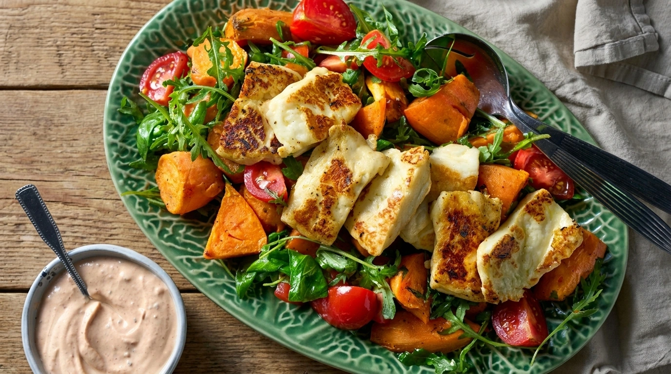 Stekt halloumi – krispig halloumi med goldenbruna skivor på 10 minuter - traditionellt Sverige Tillbehör recept, perfekt till vardagsmiddag
