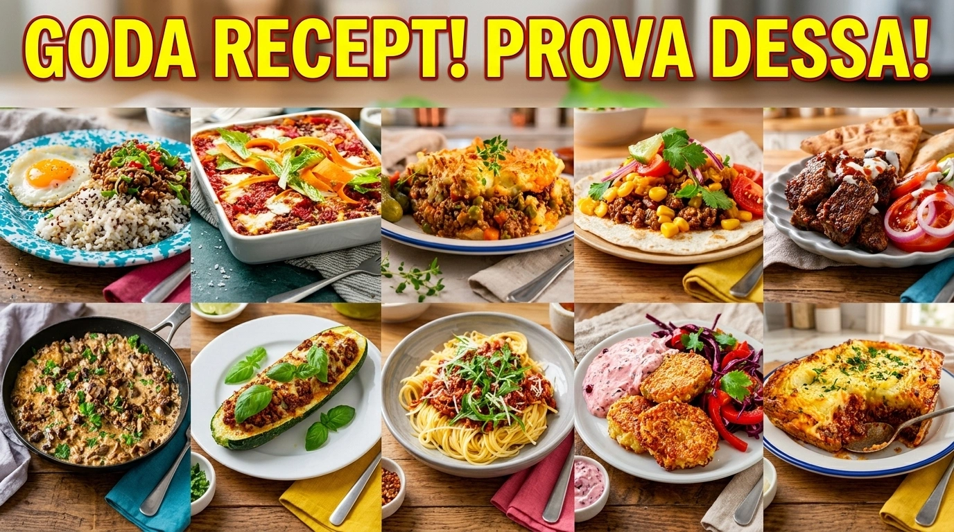 Sträcka ut Köttfärs – 20 billiga och klimatsmarta recept med bönor, linser och grönsaker