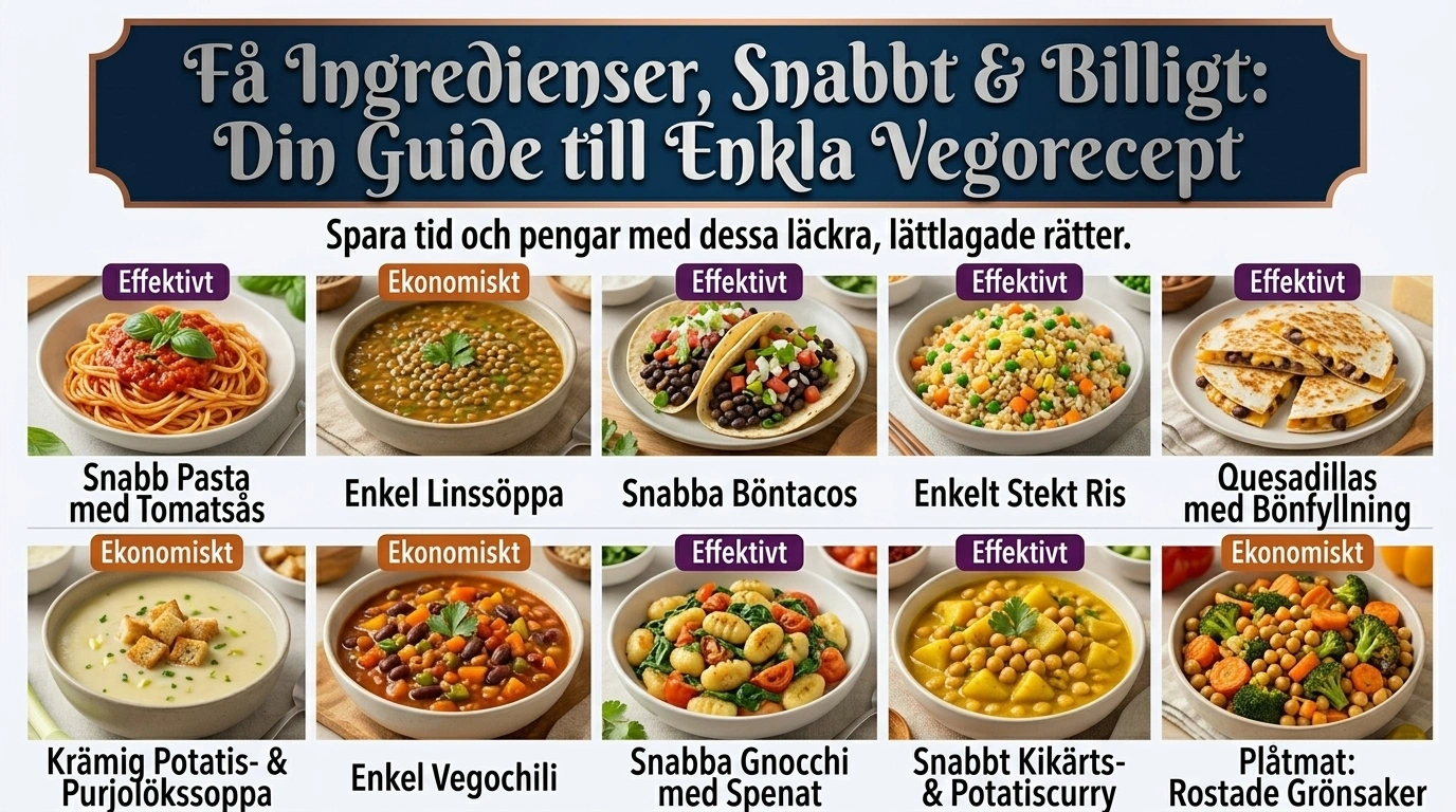 Vad ska man laga vegetariskt? (10 enkla recept)