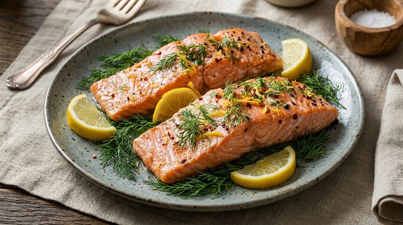 Laxfärslåda med dill och citron – Saftig fiskrätt för matlådan - traditionellt Svensk Middag recept, perfekt till vardagsmiddag