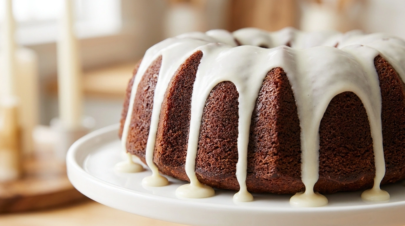 Äppel- och valnötskaka med brynt smör-glasyr – sofistikerad höstkaka på 75 minuter - traditionellt Svenskt Fika recept, perfekt till vardagsmiddag