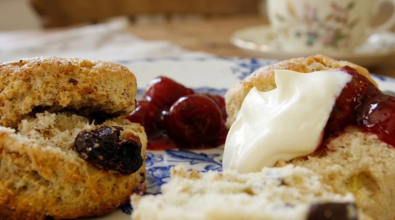 Äppelscones med kanel och mandel – helgfrukost på 30 minuter - traditionellt Brittiskt Fika recept, perfekt till vardagsmiddag