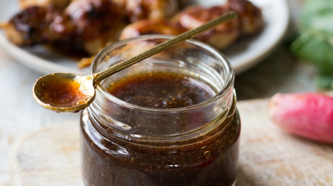 BBQ-sås med rabarber och tamarind – Hemgjord syrlighetsbomb utan vinäger på 45 minuter - traditionellt Sverige Tillbehör recept, perfekt till vardagsmiddag
