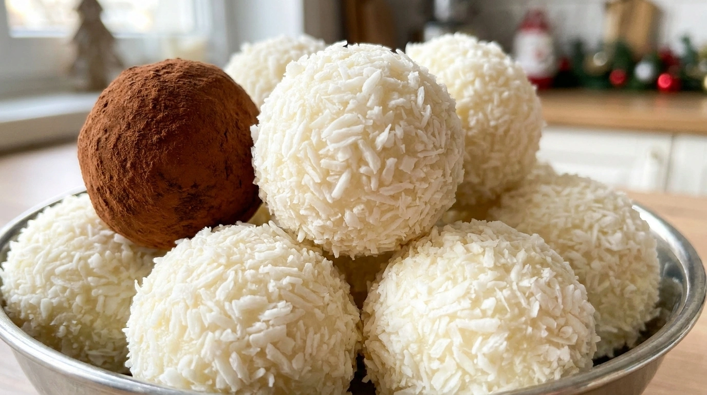 Chokladbollar med Kokos – Klassisk Svensk Favorit - traditionellt Svensk Bakverk recept, perfekt till vardagsmiddag
