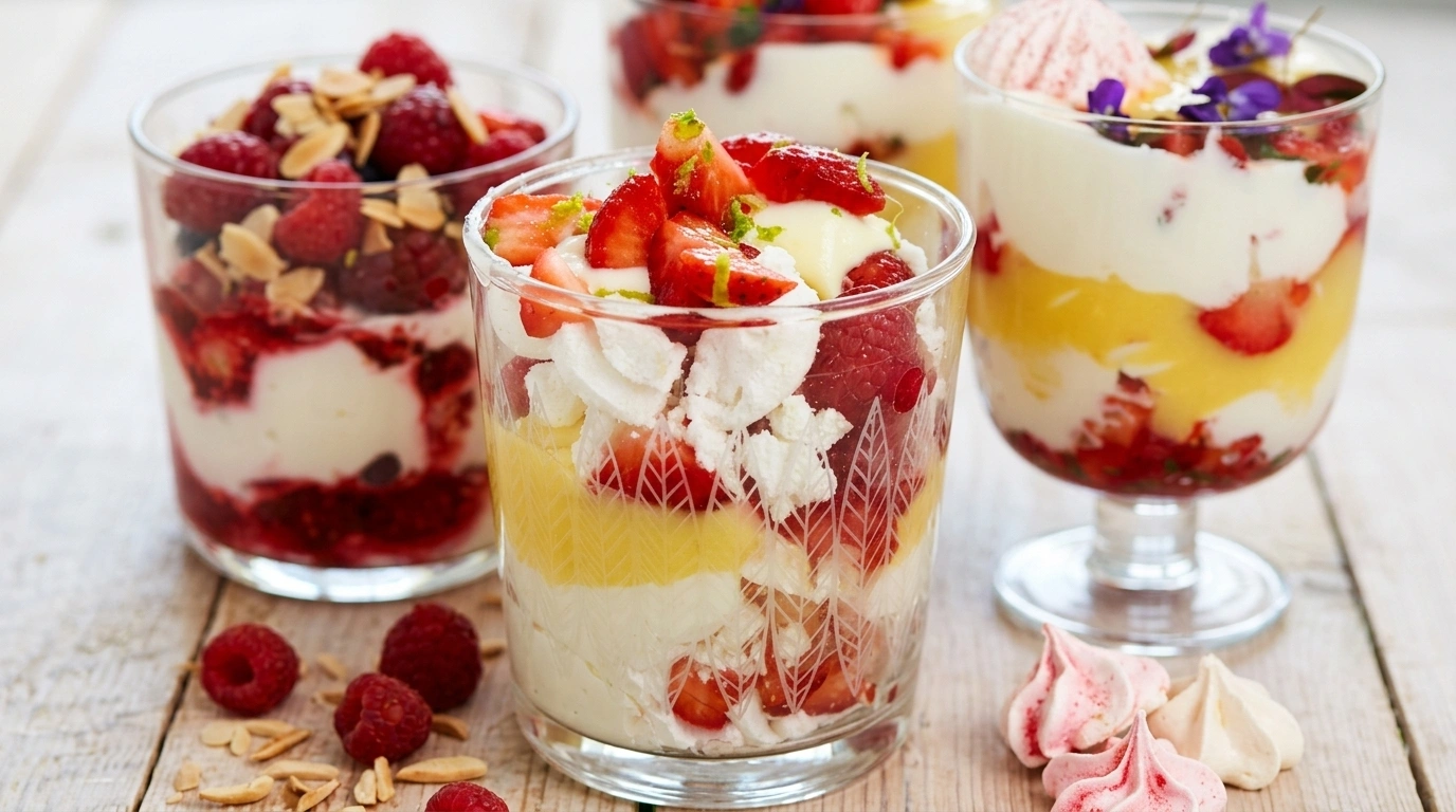 Eton mess med sommarbär – brittisk sommarfavorit på 15 minuter - traditionellt Storbritannien Efterrätter recept, perfekt till vardagsmiddag