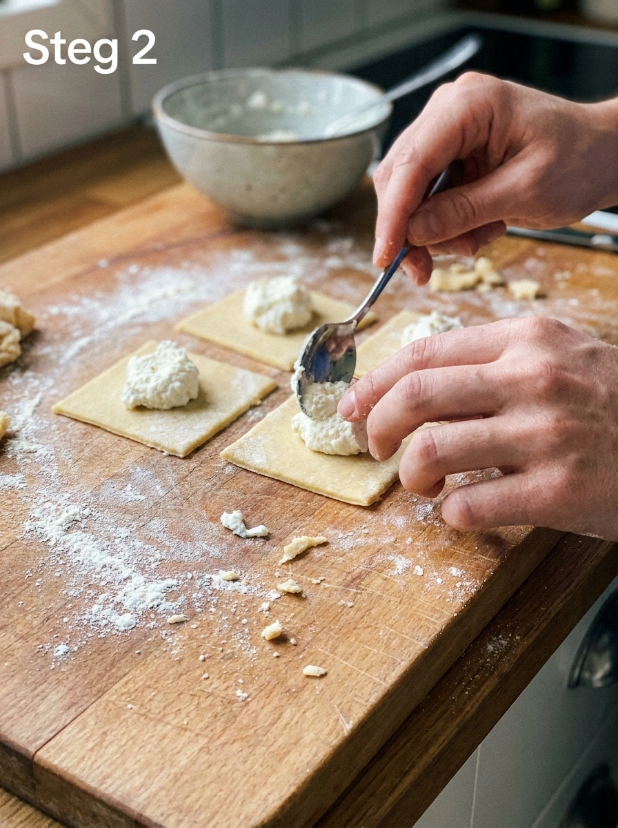 Blanda ricotta med filmjölk och kryddor