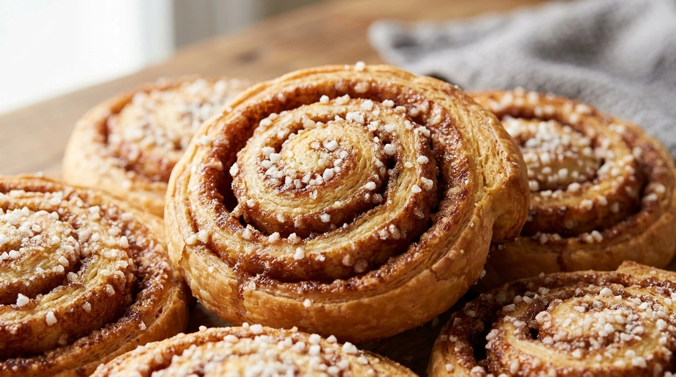 Kanelbullar med Extra Kardemumma – Det Autentiska Svenska Receptet - traditionellt Sverige Bakverk recept, perfekt till vardagsmiddag