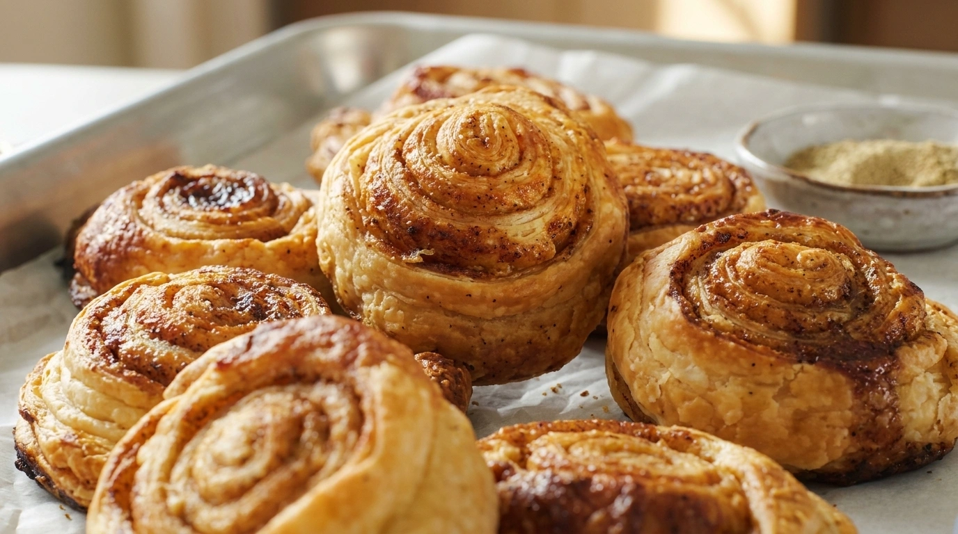Snabba Kanelbullar med Smördeg – Klara på 30 Minuter! - traditionellt Sverige Bakverk recept, perfekt till vardagsmiddag