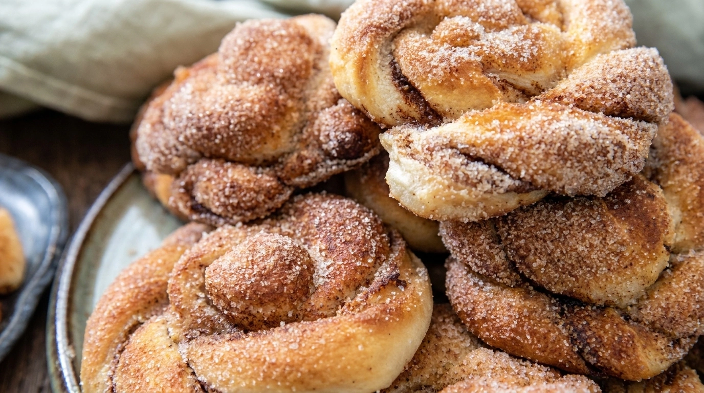 Kanelbullar med Strösocker – Lättare och Lite Annorlunda - traditionellt Sverige Bakverk recept, perfekt till vardagsmiddag