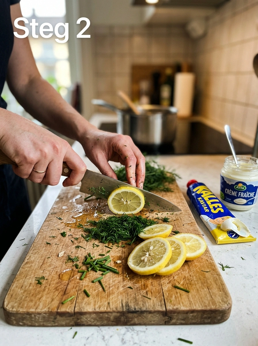 Fräs schalottenlök i smör