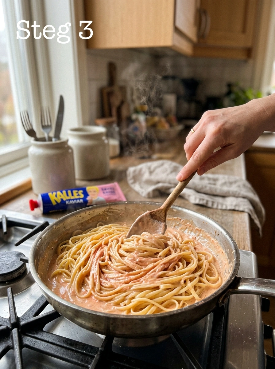 Gör crème fraîche-såsen
