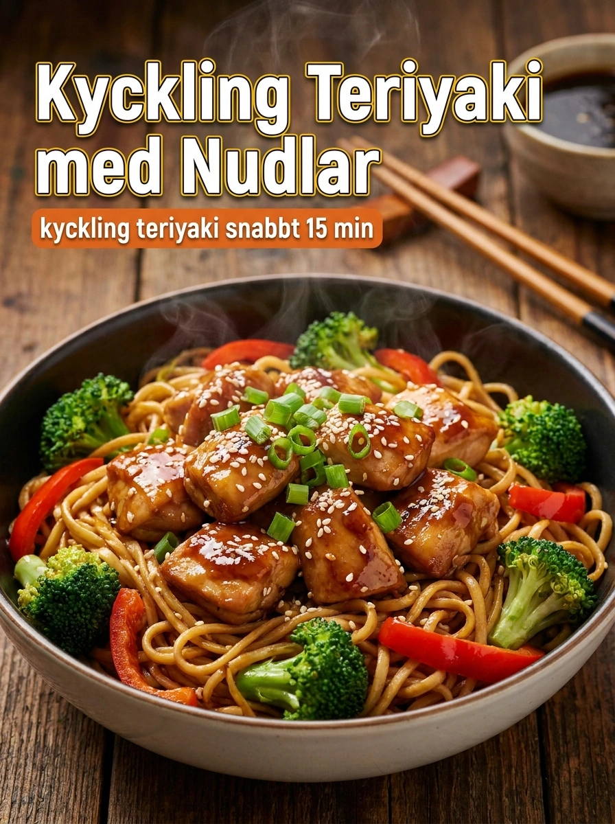 Teriyakikyckling med Nudlar