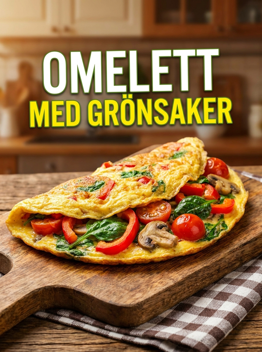 Omelett med Grönsaker