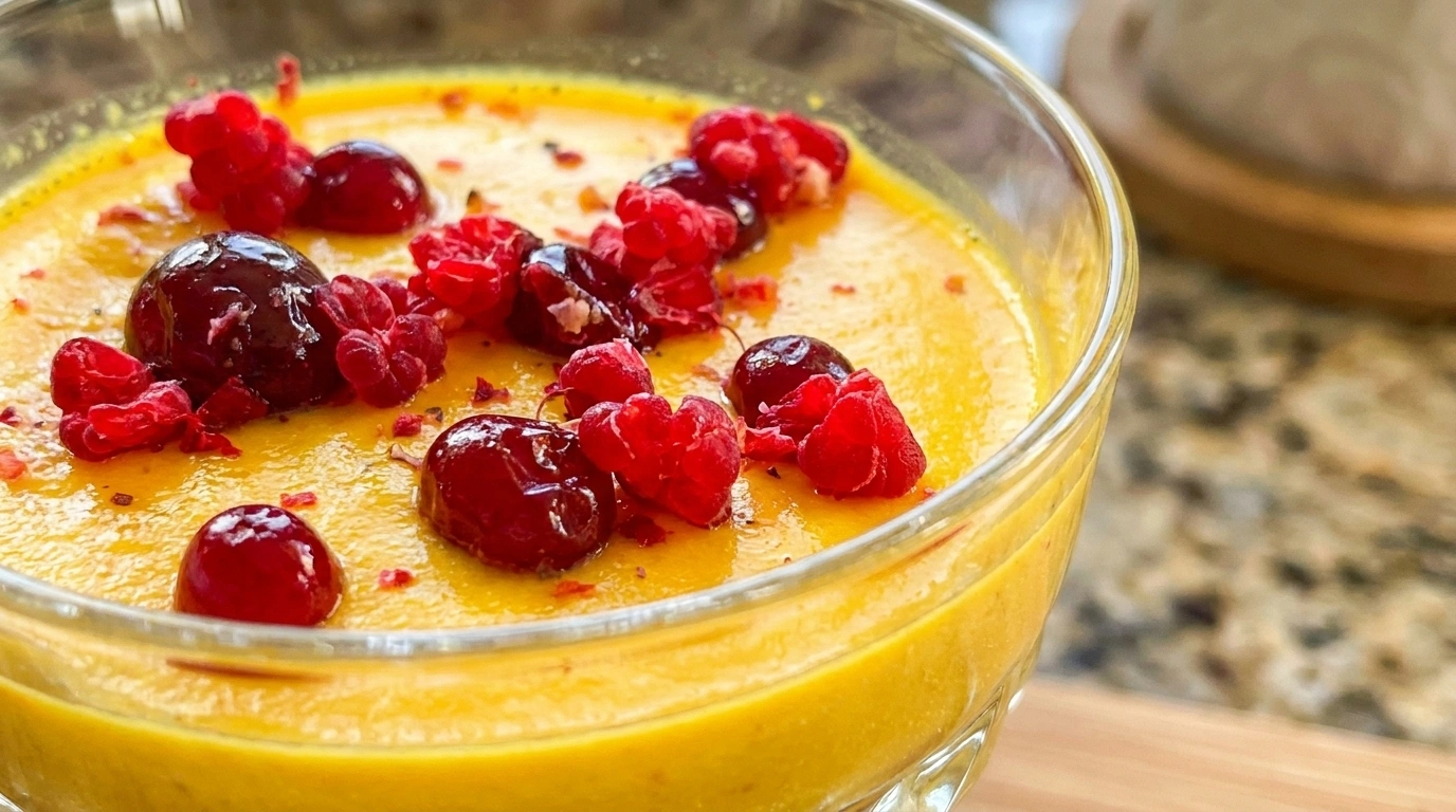Pannacotta med Glögg och Lingon - traditionellt Svenskt Fika recept, perfekt till vardagsmiddag