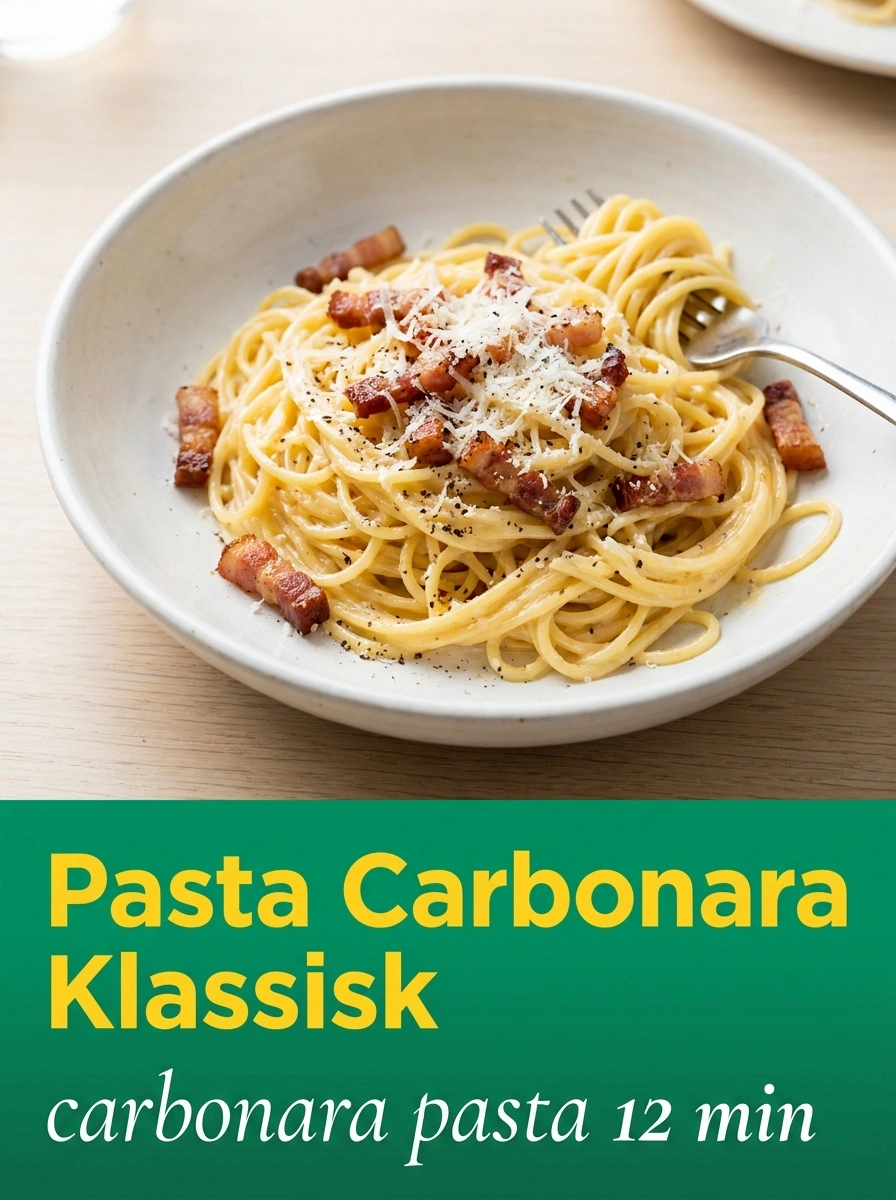 Pasta Carbonara – Klassisk