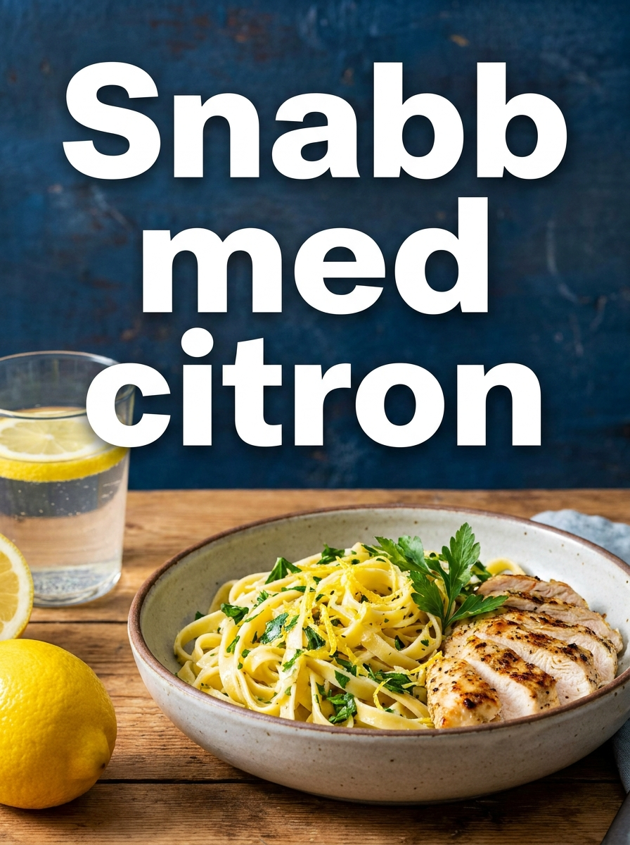 Snabb Lax med Citron – i ugn