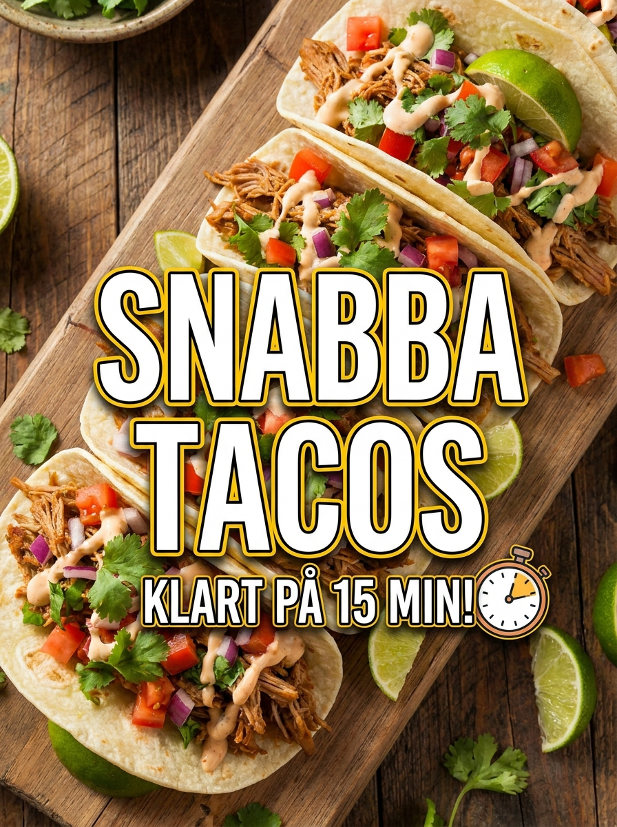 Tacos gratäng med kyckling