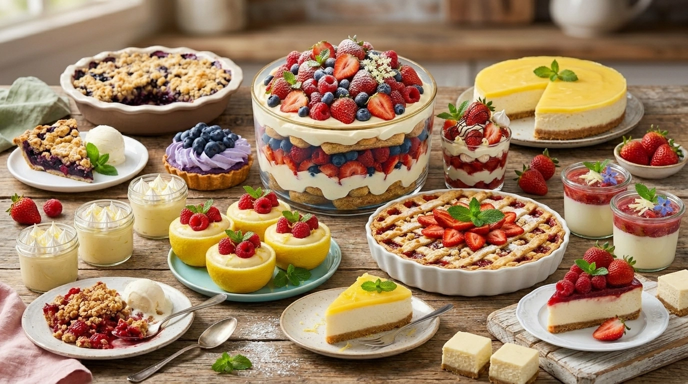 Sommardesserter – 25 bästa recepten