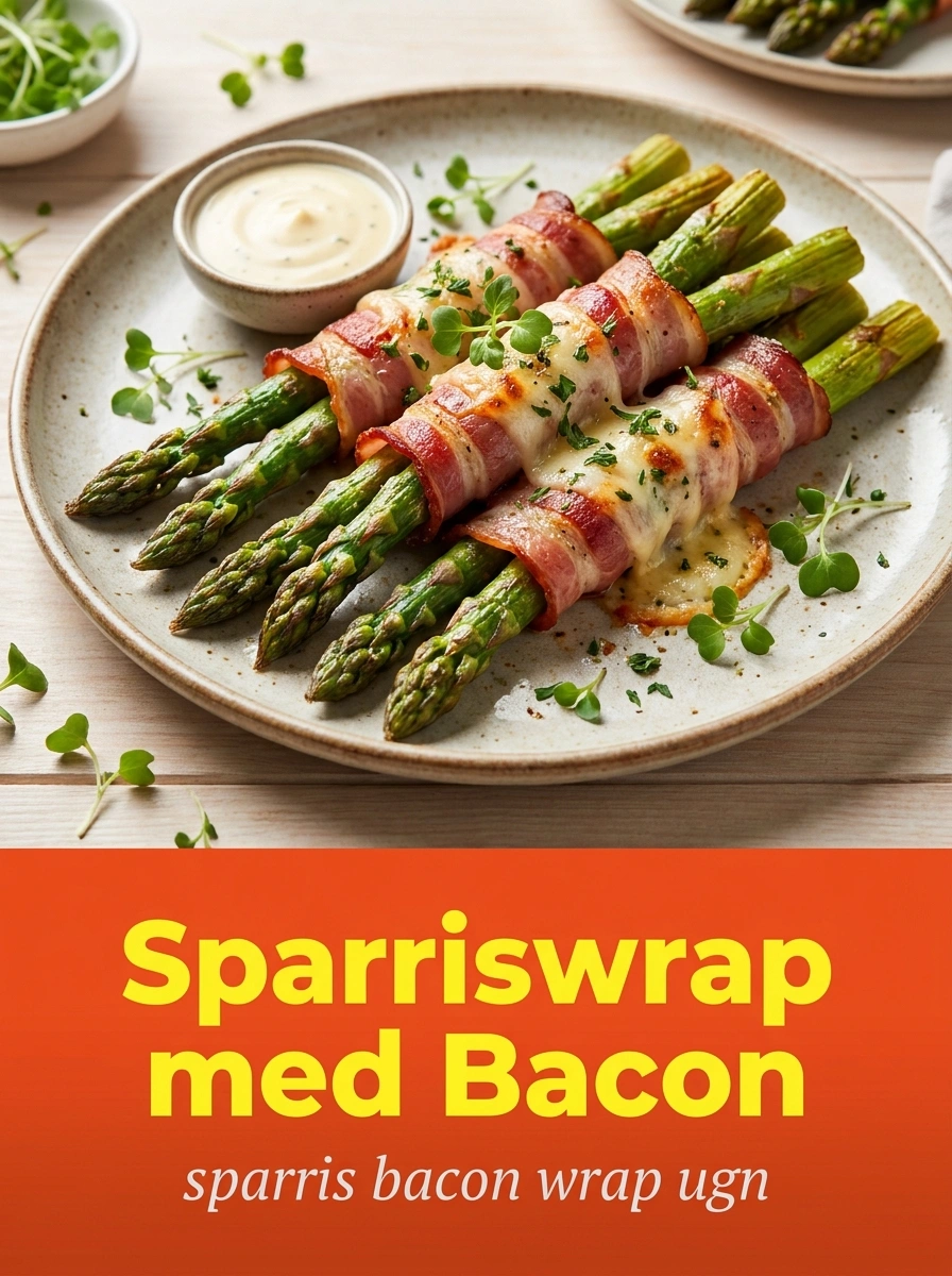 Sparriswrap med Bacon