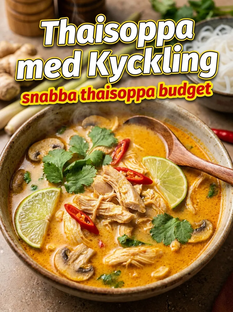 Thaisoppa med Kyckling