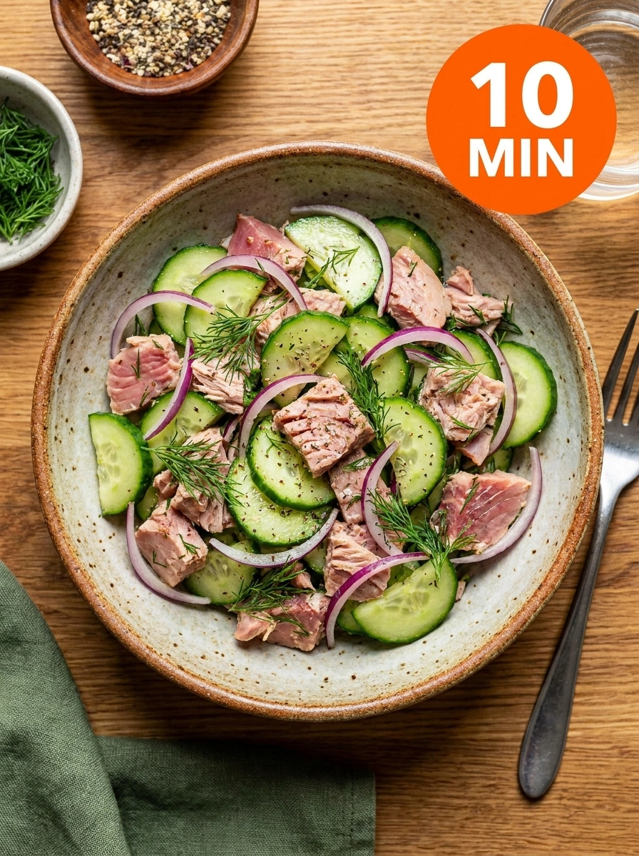 Tonfisk- & Gurksallad