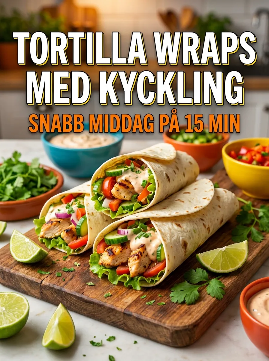 Tortilla wraps med kyckling