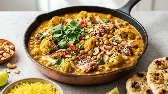 Vegetarisk blomkål tikka masala